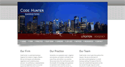 Desktop Screenshot of codehunterllp.com